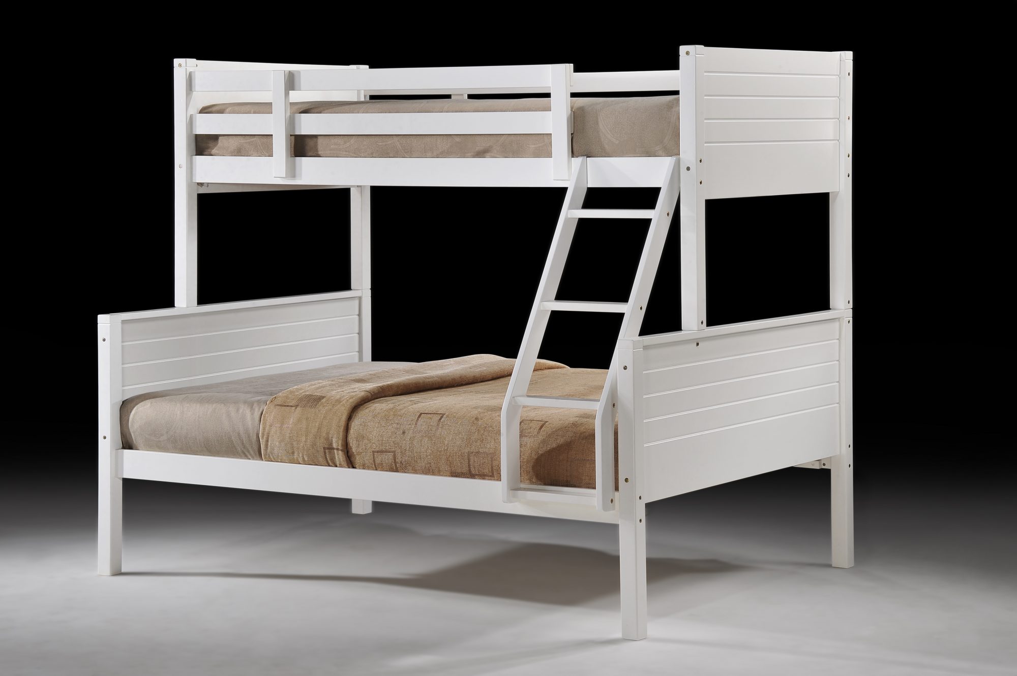 Buy Jupiter White Duo, Double Single Bunk Beds Online