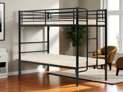 Army Commercial Grade King Single Bunk Beds - Black