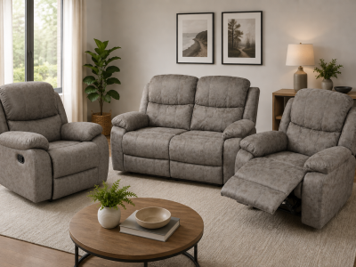 Brooklyn 2+1+1 Lounge Recliner Suite Set